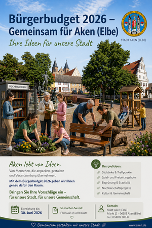 B&uuml;rgerbudget 2026 - Gemeinsam f&uuml;r Aken (Elbe)