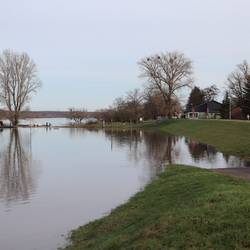 Informationen zum Stand des Hochwassers in Aken (Elbe)